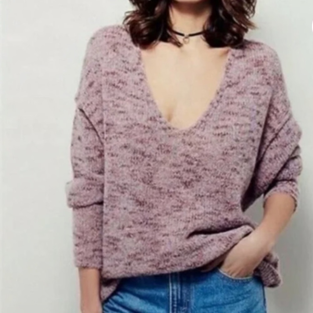 Free People Stella Alpaca And Mohair Sweater